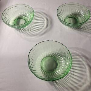 Green Depression Uranium Glass